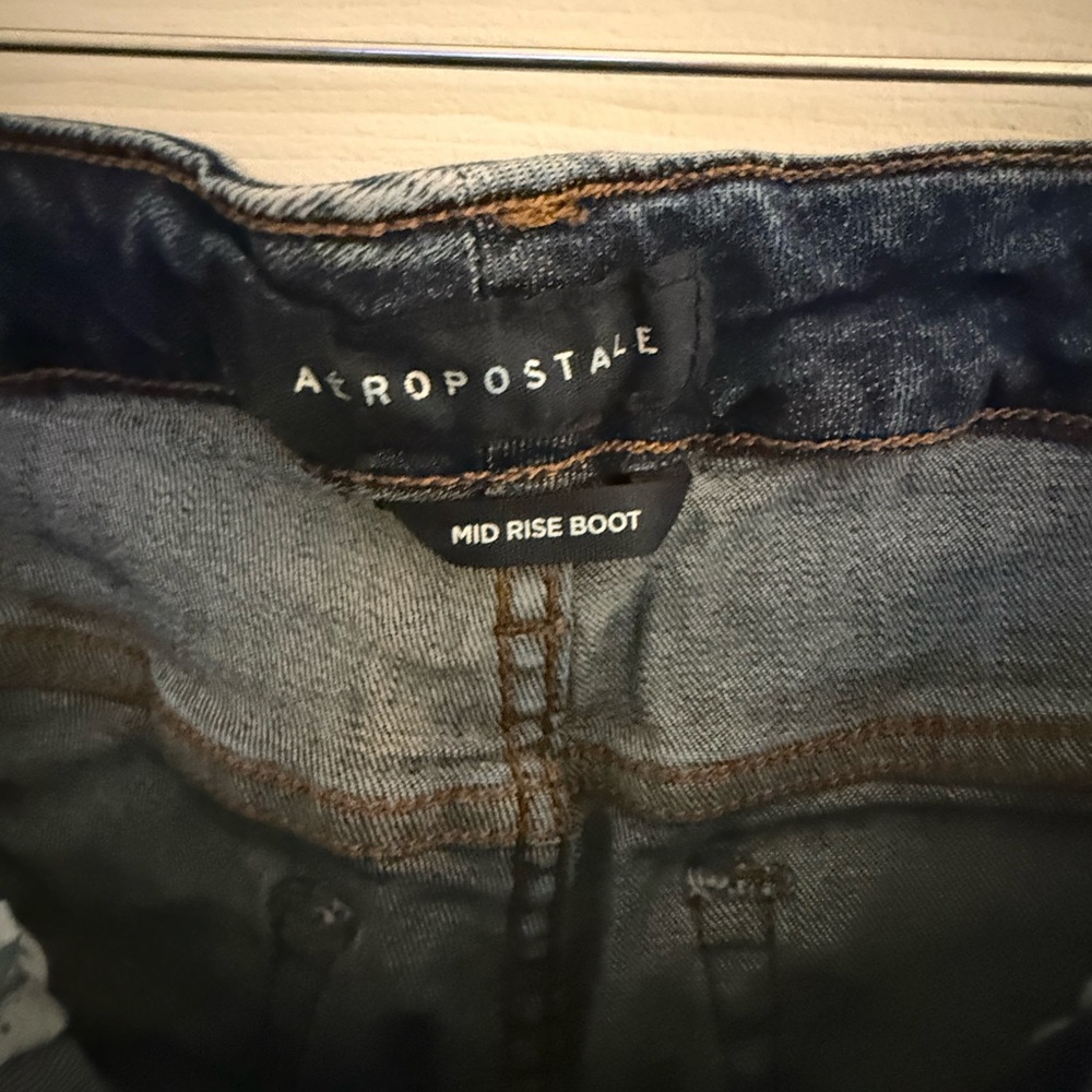 Aeropostale Women's Light Blue Boot Cut Jeans - Picture 2 of 3